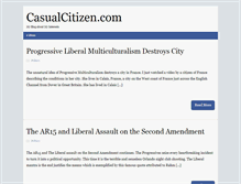 Tablet Screenshot of casualcitizen.com